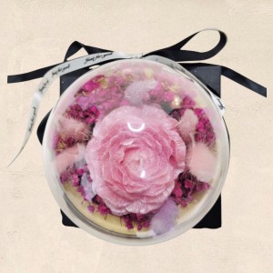 Flower Box με αρωματικό λουλούδι, αποξηραμένα άνθη και συρτάρι με γλυκές λιχουδιές