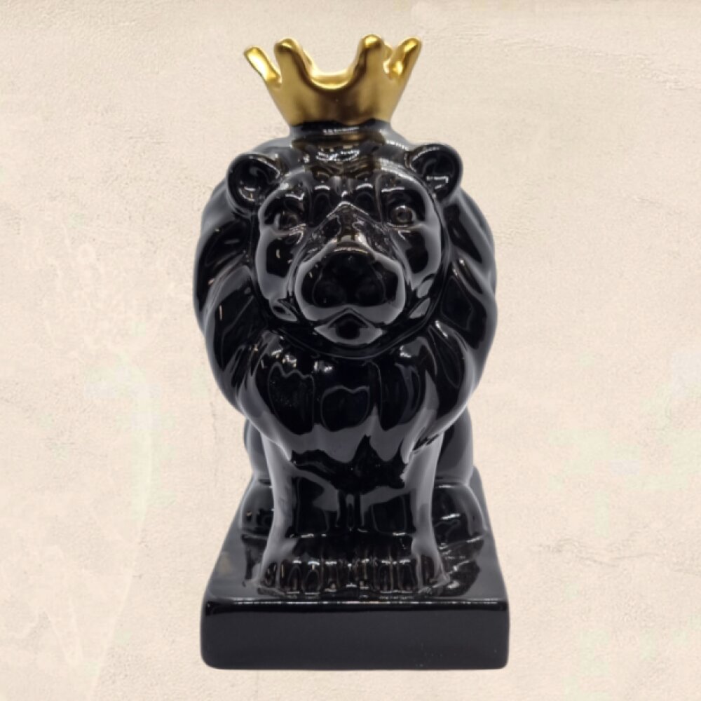 Αρωματικό κερί Golden Lion με φύλλα χρυσού, άρωμα βανίλιας και διακοσμητικό λιοντάρι Αρωματικό κερί Golden Lion με φύλλα χρυσού, άρωμα βανίλιας και διακοσμητικό λιοντάρι