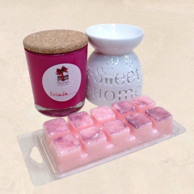Καυστήρας με Wax Melt Bar "Baby talk" Και Κερί Καυστήρας με Wax Melt Bar "Baby talk" Και Κερί