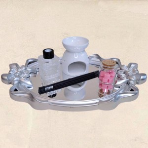 Silver Luxury Διακοσμητικός Δίσκος Decor Set Silver Luxury Διακοσμητικός Δίσκος Decor Set