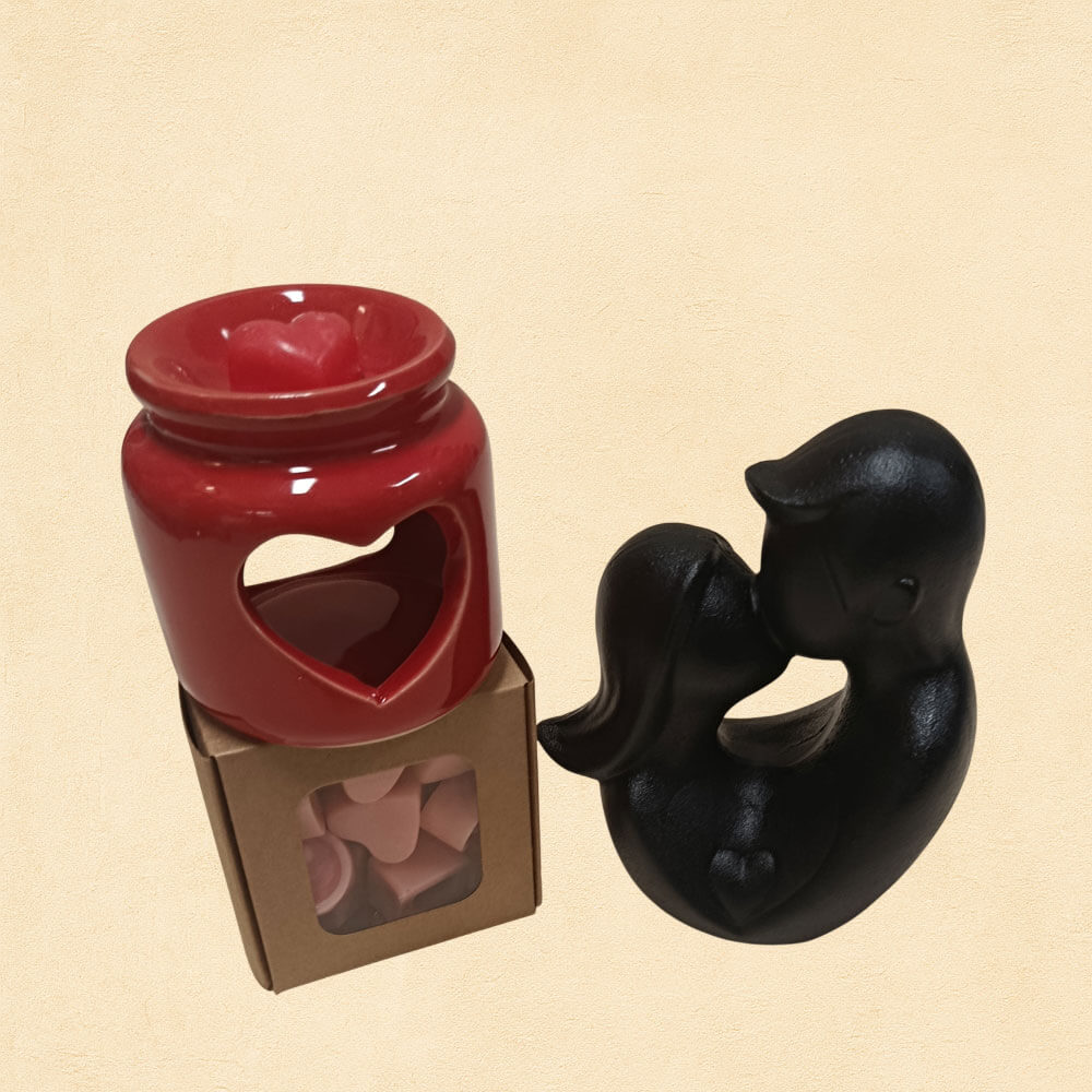Love Flame Set - Αρωματιστής με Καρδιές & Ζευγάρι Love Flame Set - Αρωματιστής με Καρδιές & Ζευγάρι