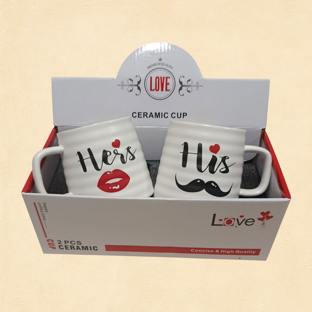 Sweet Heart Couple Cups - Σετ 2 Κούπες για Ζευγάρια His & Hers Sweet Heart Couple Cups - Σετ 2 Κούπες για Ζευγάρια His & Hers