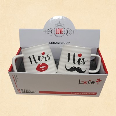 Sweet Heart Couple Cups